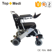Topmedi faltbare leichte elektrische Rollstühle aus Aluminium mit Lithiumbatterie